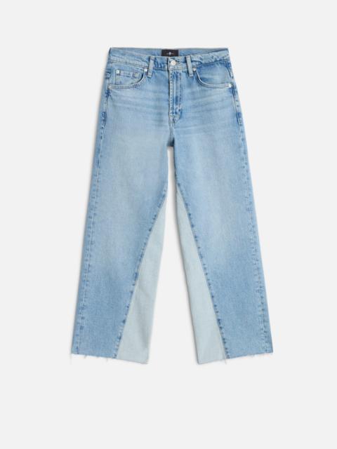 PANELED STOVEPIPE STRAIGHT ANKLE in MANKIND Seabreeze