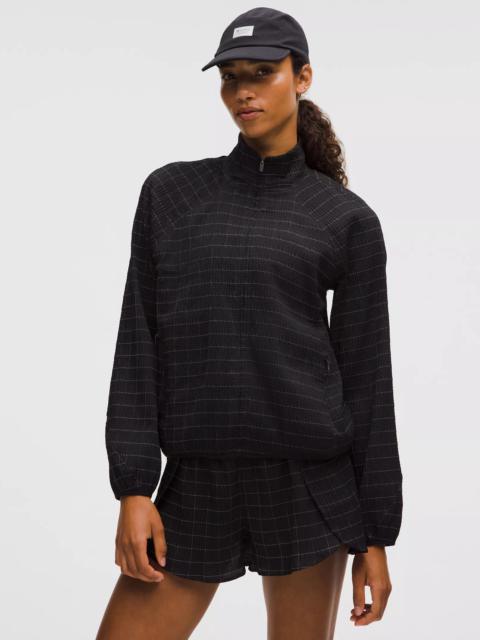 Adapted State Textured Jacket *Reflective Grid