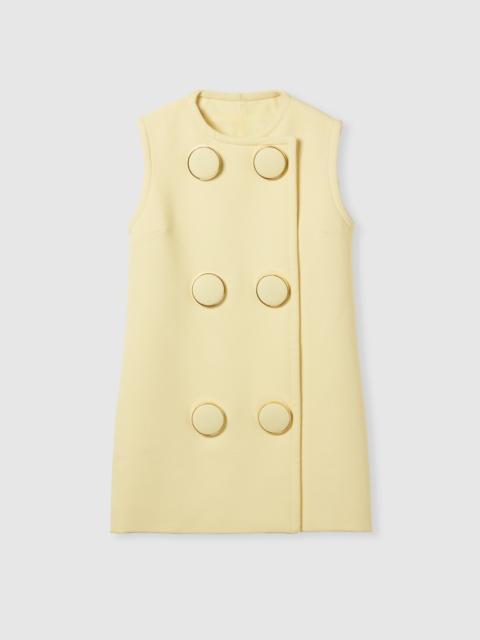 Vest with maxi buttons