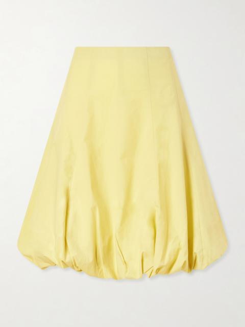 Kyra Cotton-poplin Midi Skirt