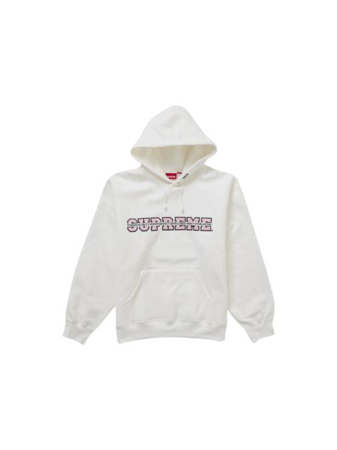 Supreme Collegiate Acronym Hooded Sweatshirt White