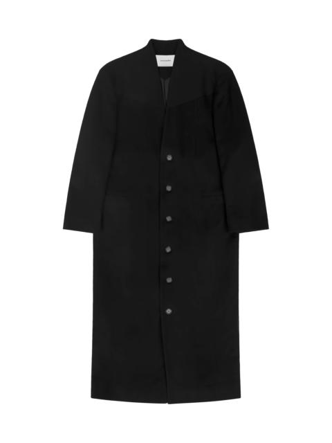 MUTE COAT BLACK WOOL