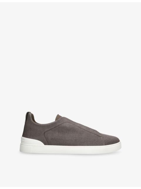 X3 Triple Stitch Woven Low-Top Trainers