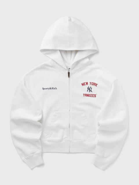Homerun Cropped Zip Hoodie