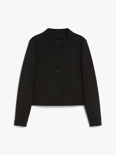 LAMINE Wool canvas cropped jacket