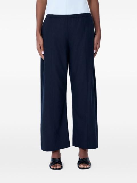 elasticated wide-leg palazzo pants
