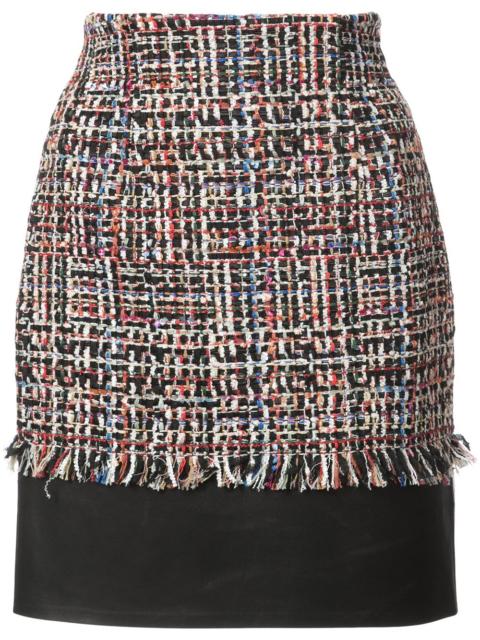 tweed mini skirt