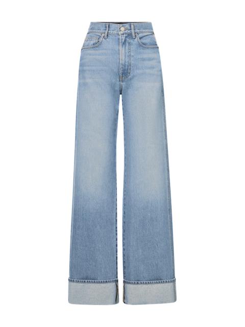 TAYLOR CUFFED WIDE-LEG JEAN