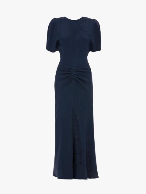 Bela Midi Dress In Navy
