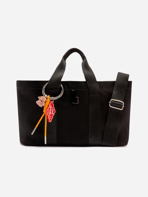 Americana Tote Bag In Black Denim