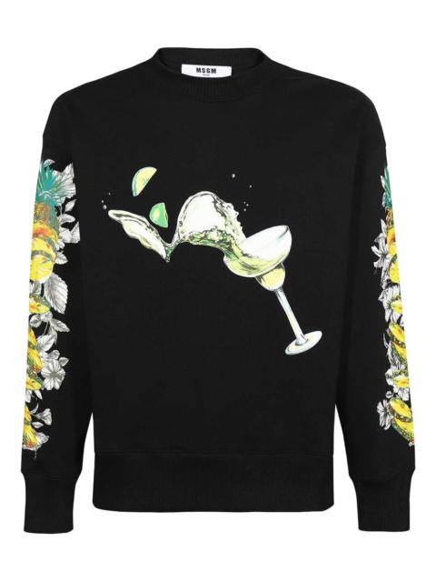 graphic-print sweatshirt