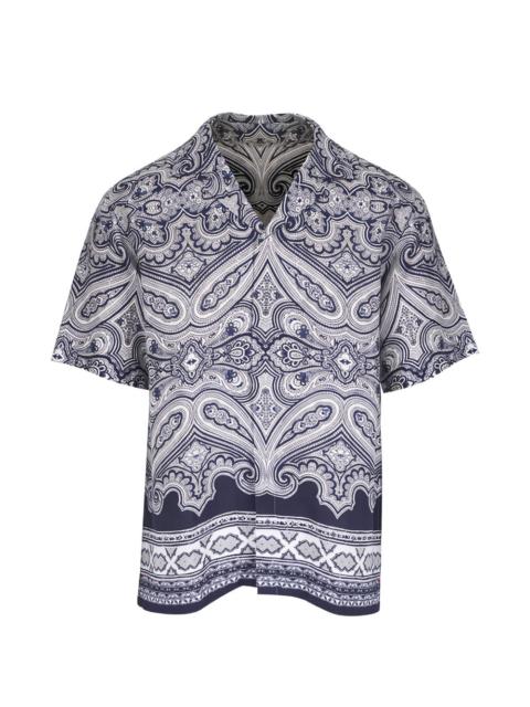 paisley woven shirt