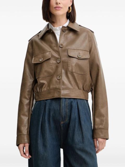 buttoned pocket jacket