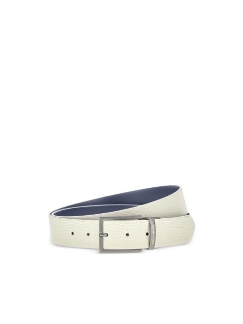 reversible leather belt