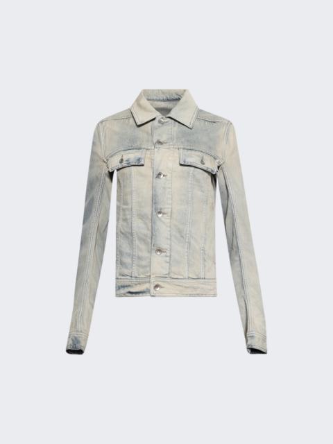 Trucker Worker Denim Jacket Mineral Pearl