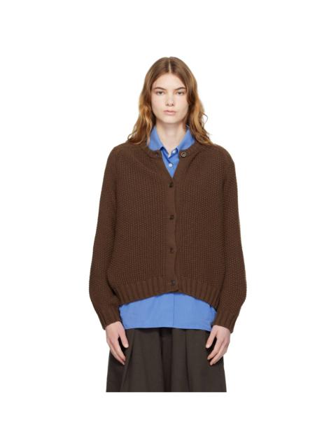 Brown Atomic Cardigan