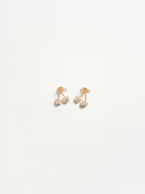 CHERRYFIC METAL AND SWAROVSKI® CRYSTAL EARRINGS