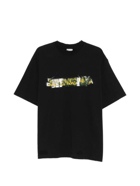 Balenciaga Distressed Graphic T-shirt