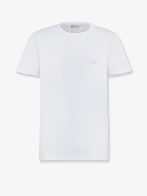 Dior Men Cotton T-Shirt With Logo