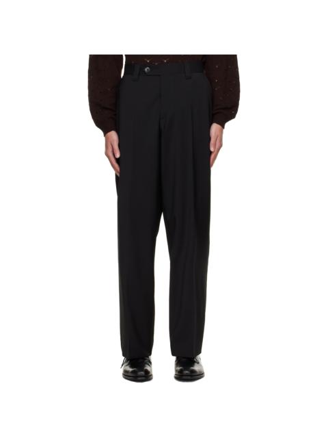 Black Study Trousers