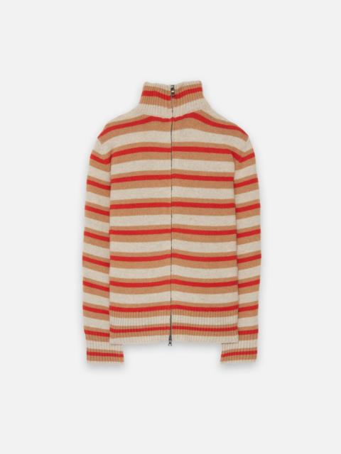 HALLIE STRIPE ZIP JACKET