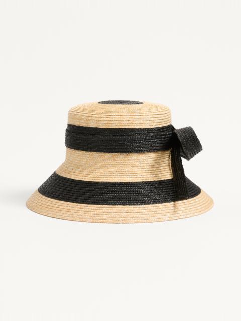 VLOGO SIGNATURE STRAW BUCKET HAT