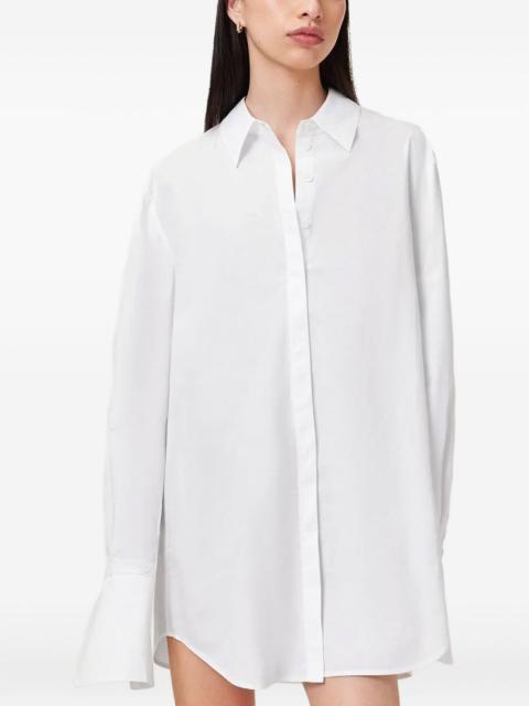 Alber buttoned-cuff shirtdress