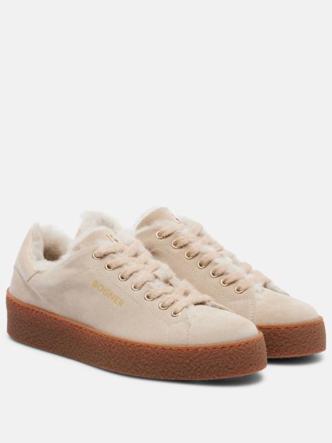 Lucerne shearling-lined suede sneakers