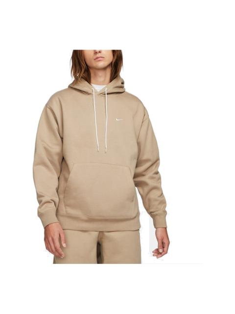 Nike Lab Solo Swoosh Fleece Hoodie 'Khaki' CV0552-247