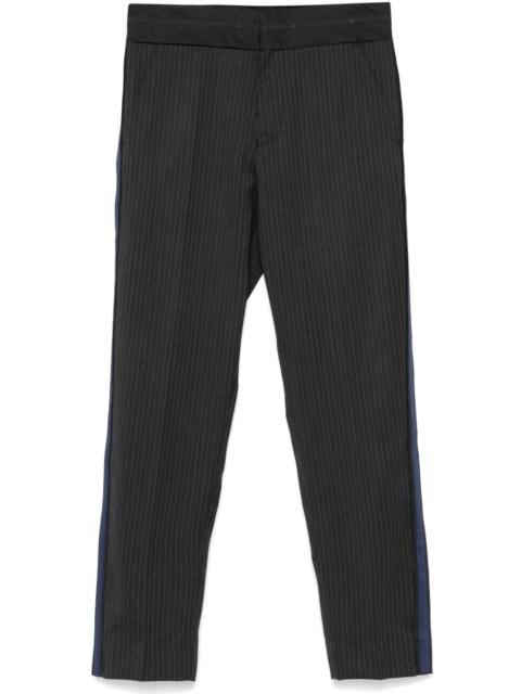 pinstripe trousers