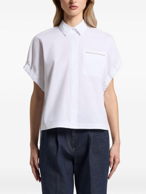 pocket ruffled shirt