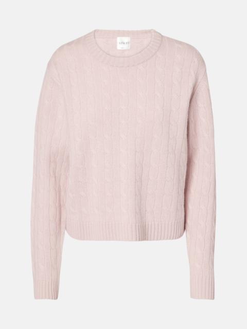 Zoe cable-knit sweater