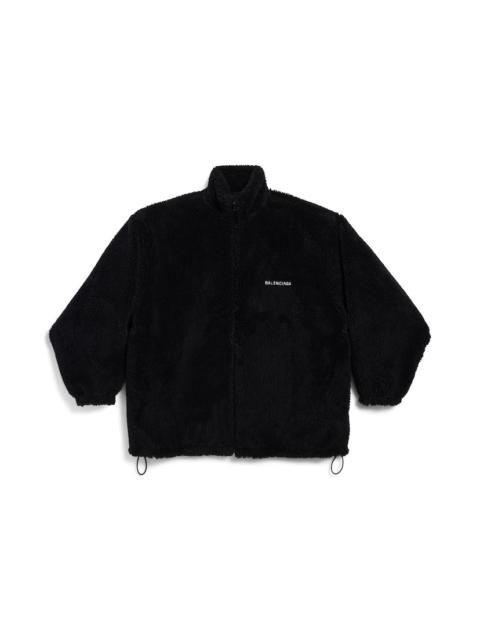 Women's Balenciaga Back Zip-up Jacket in Black