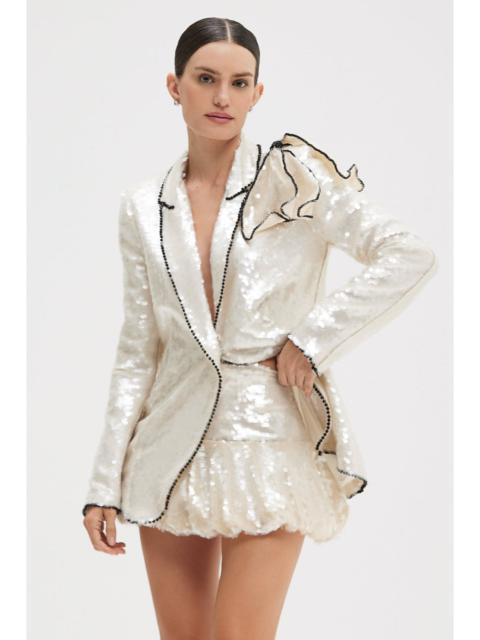 SEQUIN DROP WAIST SKIRT (RUNWAY)