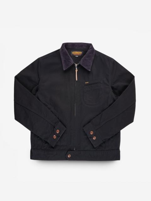 12OZ KURASHIKIZOME® TWILL WORK JACKET - BLACK