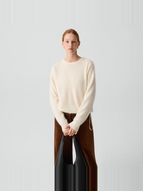 Drawstring Sweatshirt in Airy Cashmere