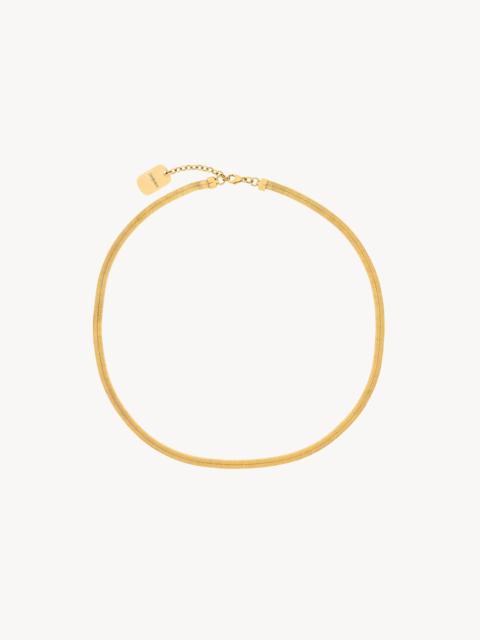 SHORT CHAIN NECKLACE IN METAL