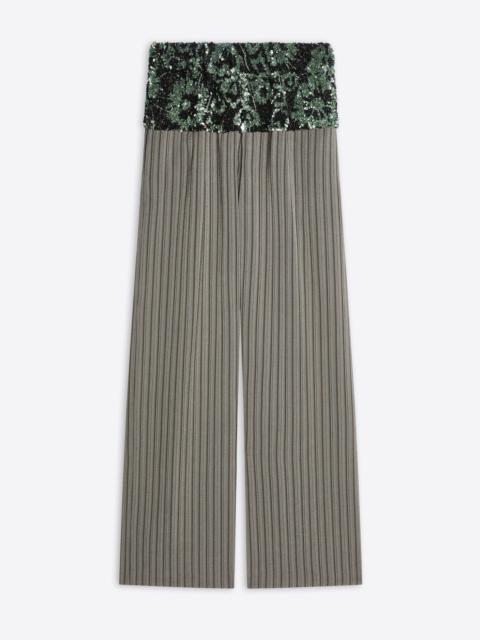 EMBROIDERED WAIST PANTS