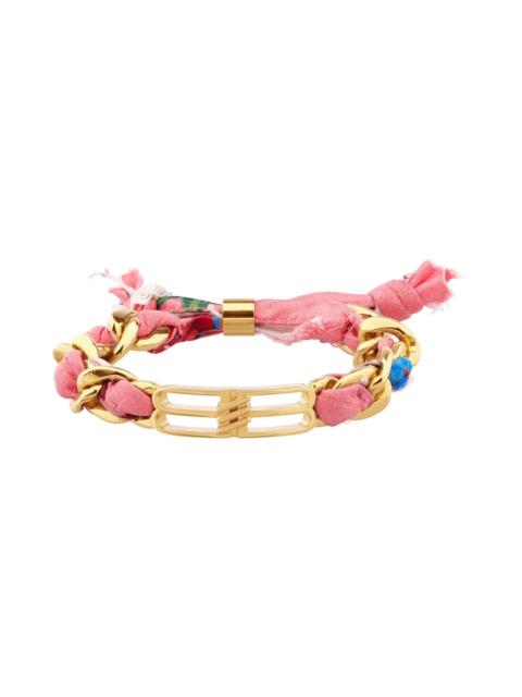 Women's Bb Icon Ribbon Bracelet in Gold/multicolor