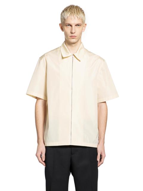 Zip-up Short Sleeve Shirt