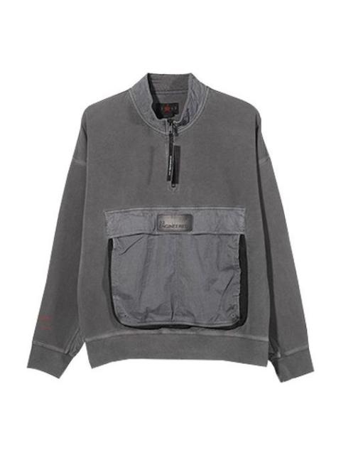 Air Jordan 23 Engineered Half Zip Open Sweatshirt For Men Black CJ5998-010