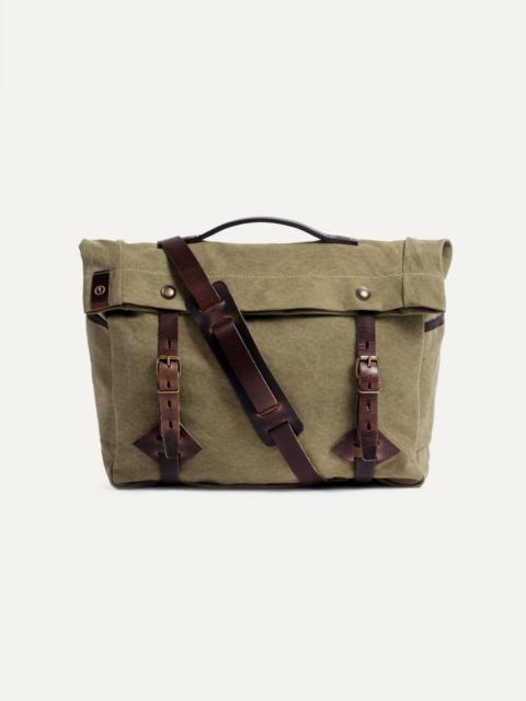 GASTON MUSETTE SATCHEL BAG  -  KHAKI US STONEWASHED