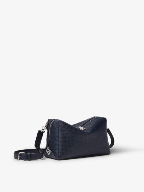 Fendi Lui Medium Dark blue ostrich leather bag
