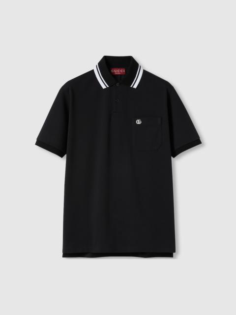 Cotton polo shirt with Web