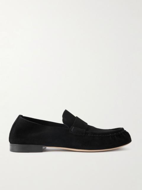 Suede Loafers Black