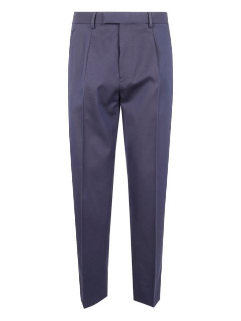 pleated cotton trousers