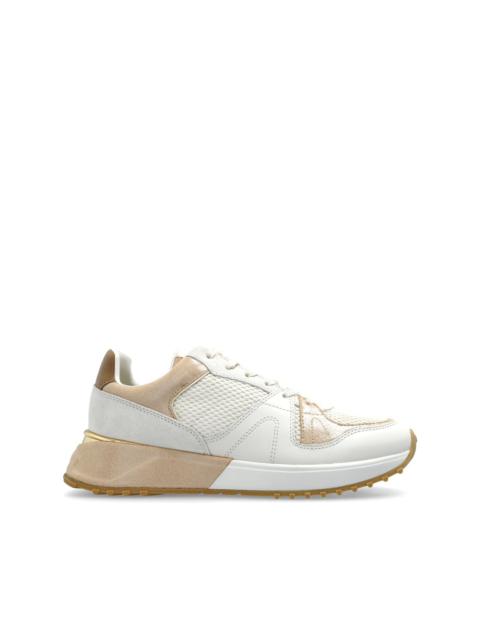 multi-panel sneakers