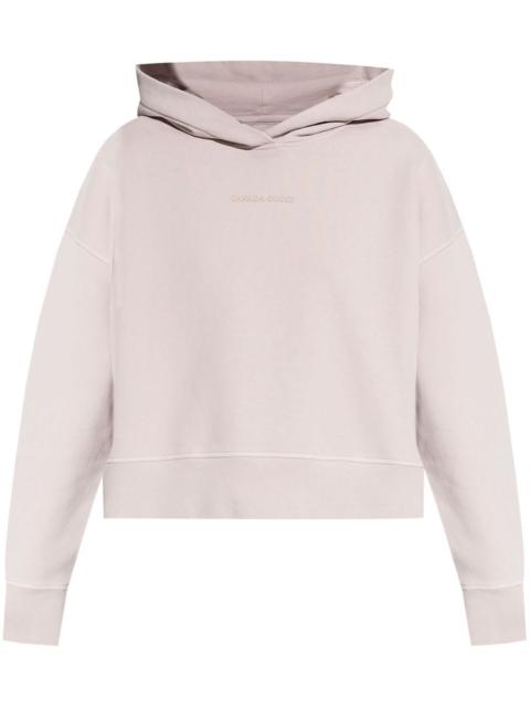logo-print hoodie