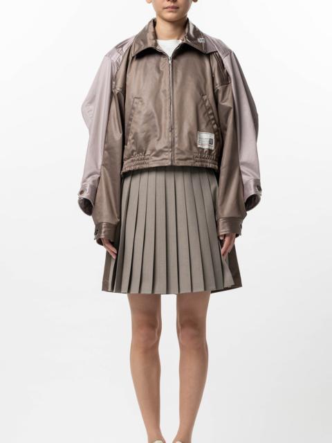 Double Sleeve Zip-up Jacket