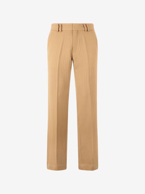 Striped Virgin Wool Pants